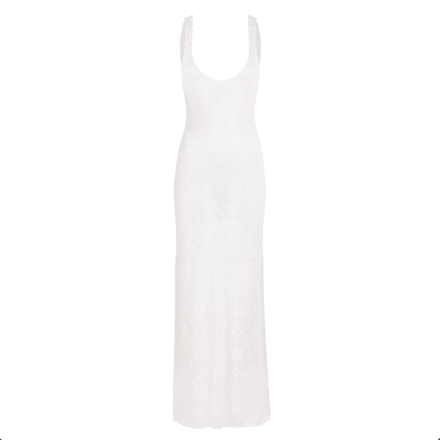 June Maxi in Moonlight White