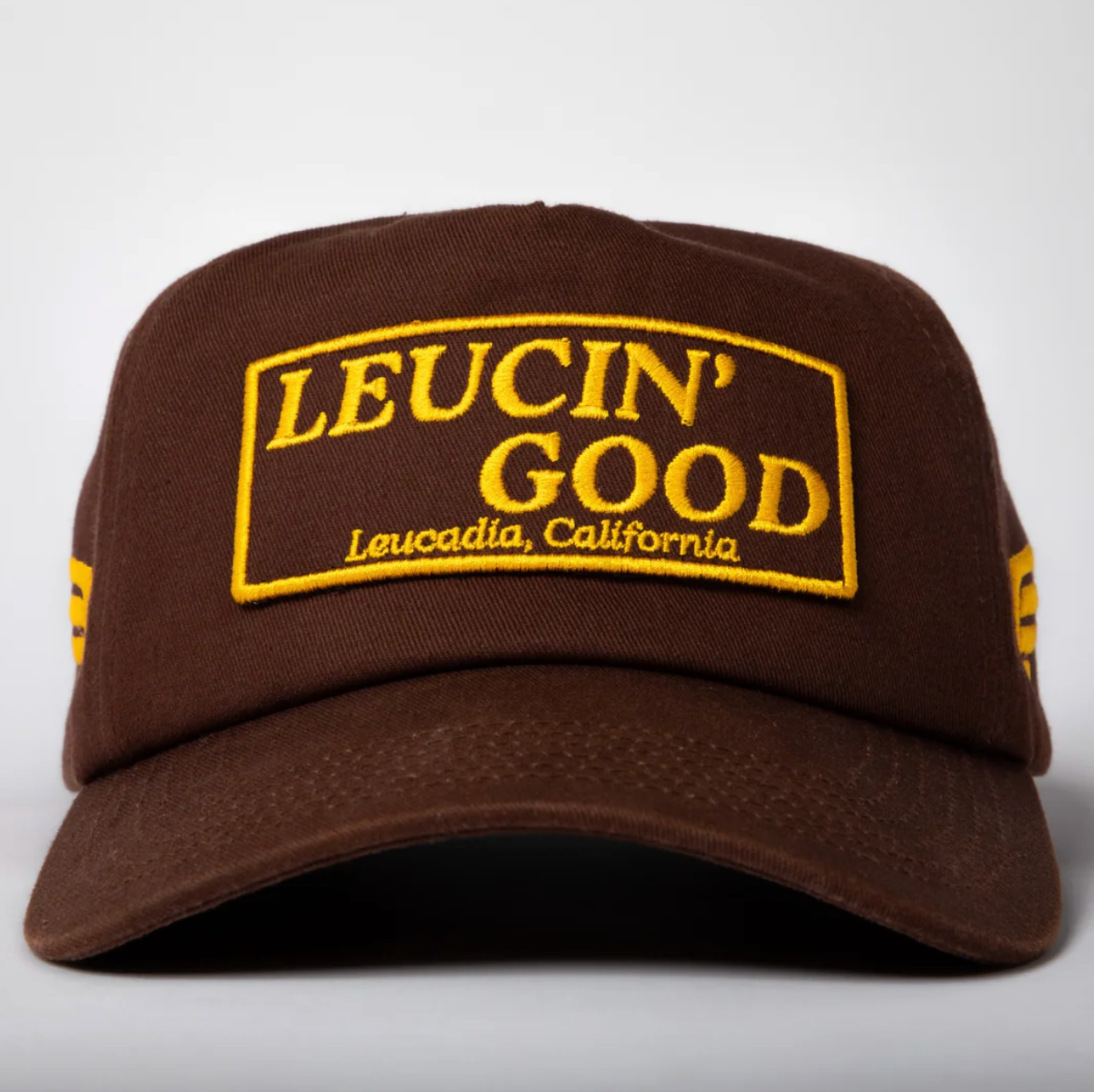 Leucin' Good Snapback Yellow/Brown
