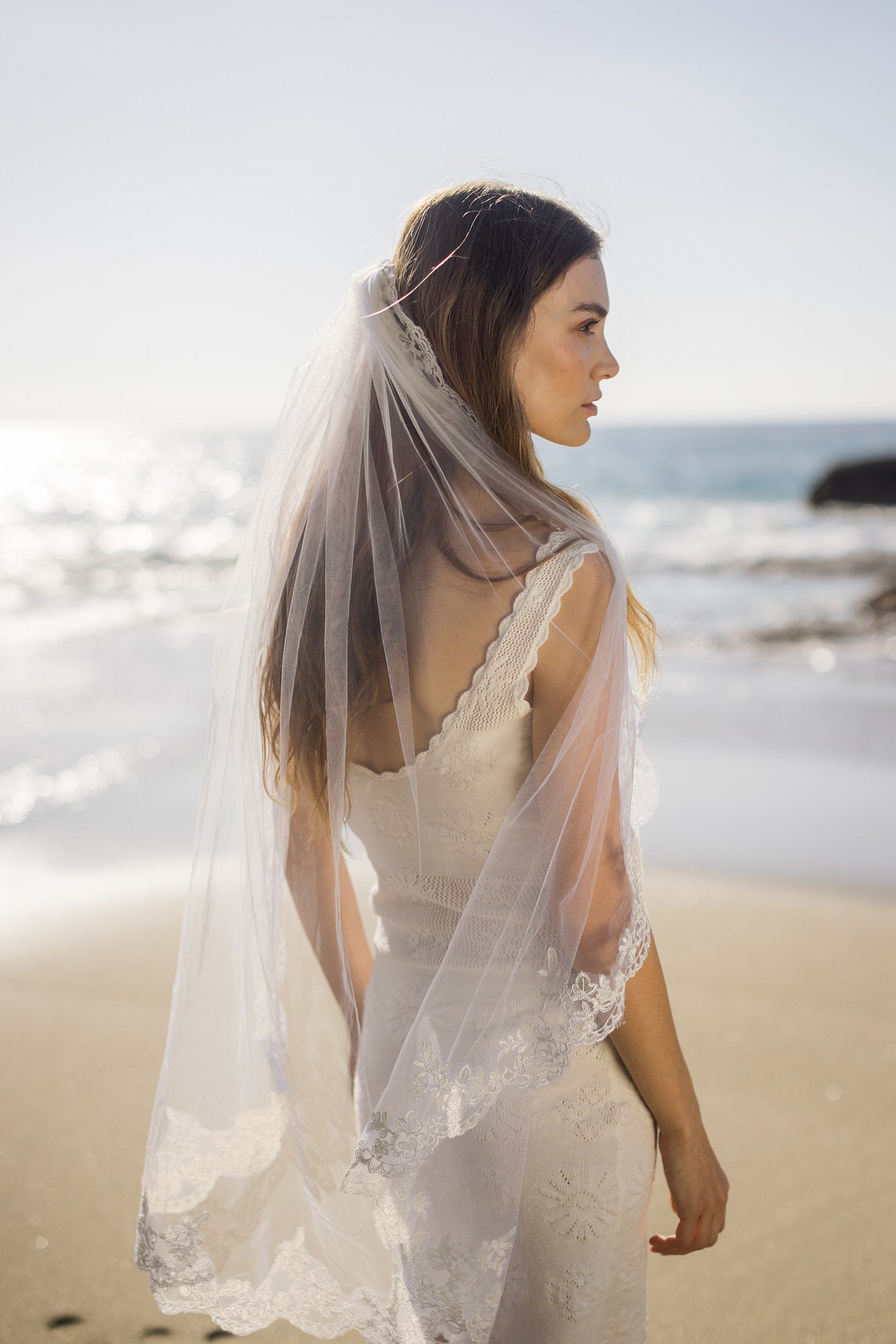 June Maxi in Moonlight White