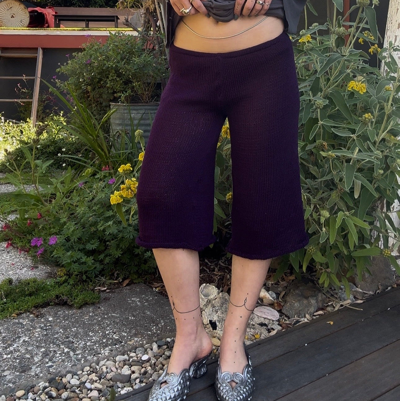 Noctiluca Knit Capri Pants *