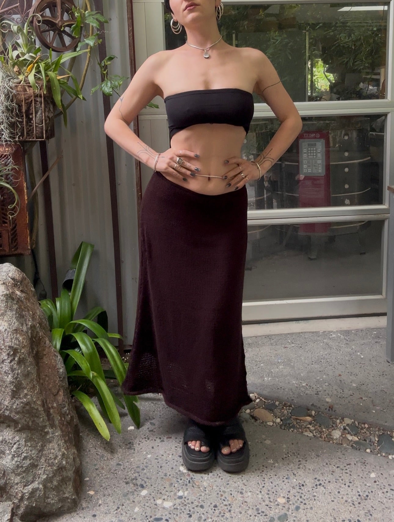 Andalusite Knit Maxi Skirt *