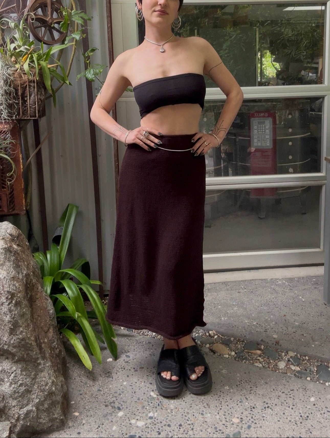 Andalusite Knit Maxi Skirt *