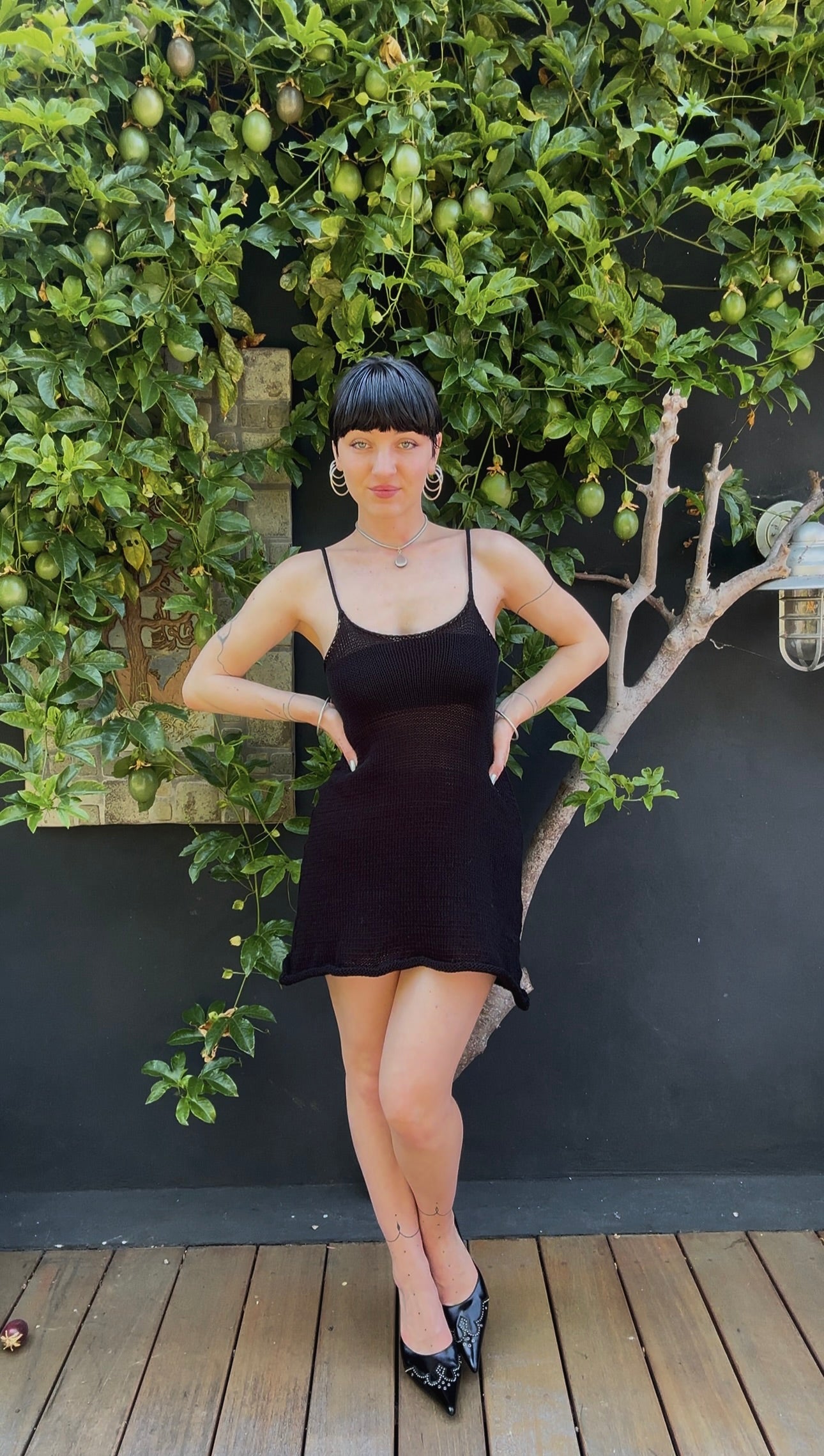 Onyx Knit Mini Dress *