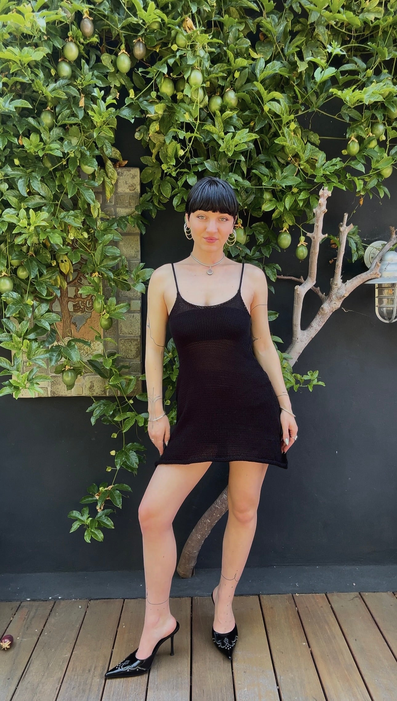 Onyx Knit Mini Dress *