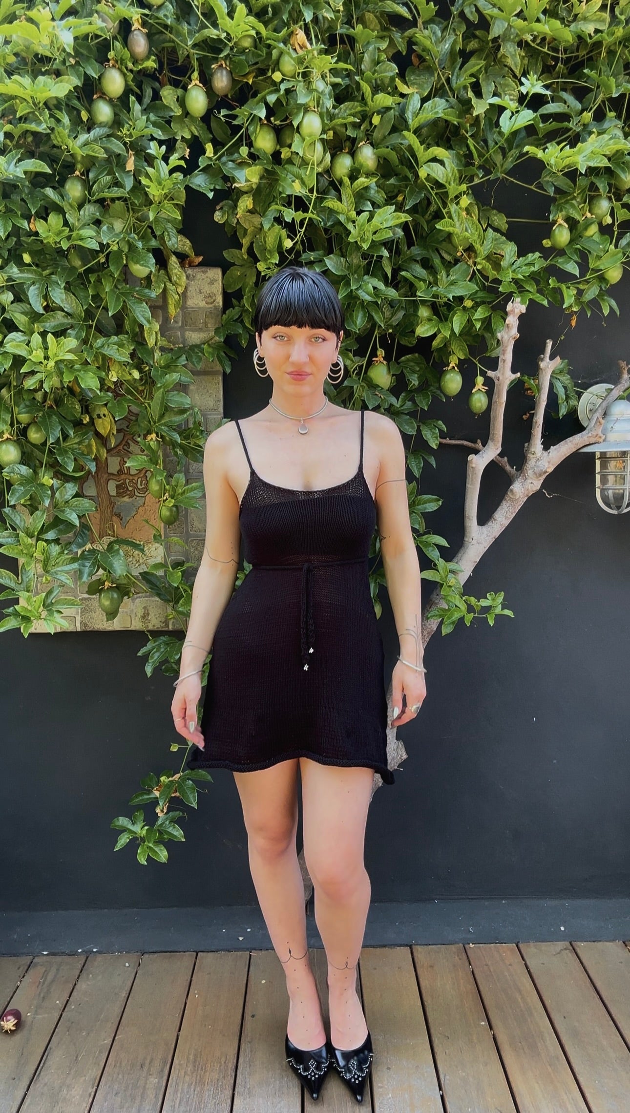 Onyx Knit Mini Dress *