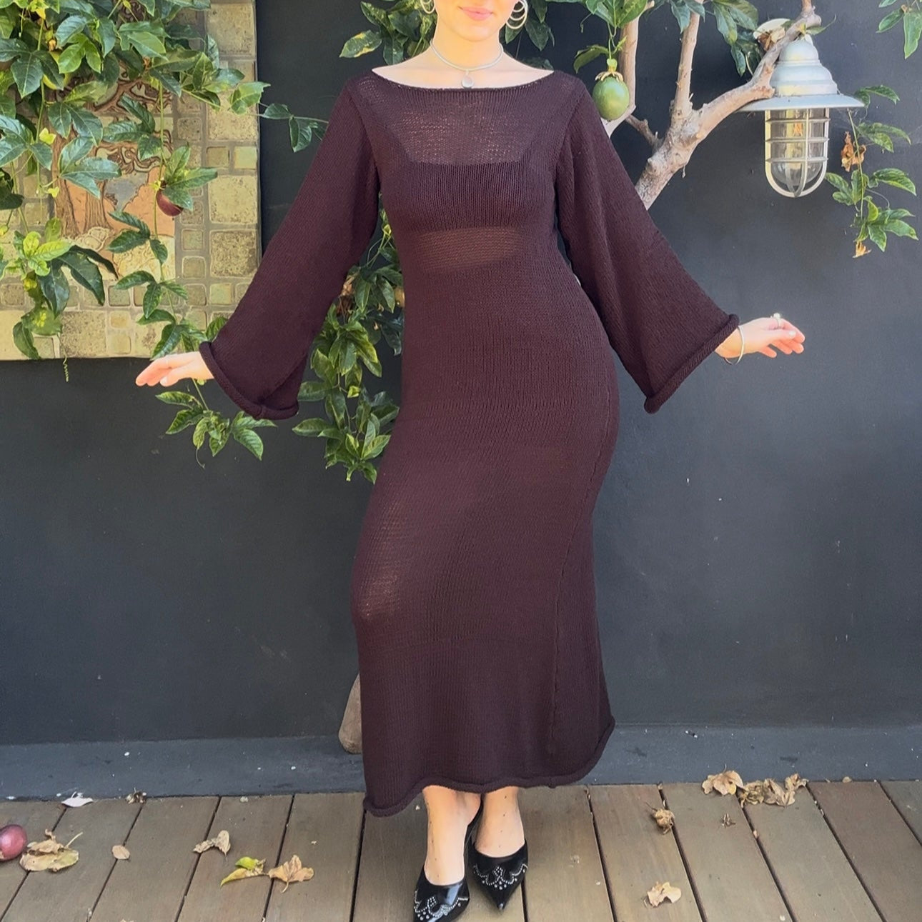 Andromeda Knit Maxi Dress*