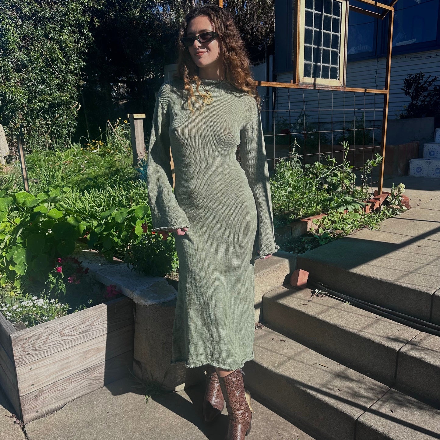 Sambia Knit Mockneck Maxi Dress *