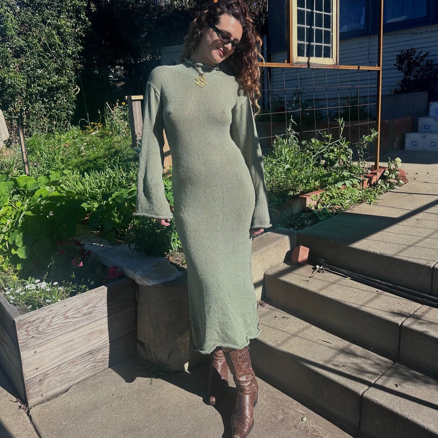 Sambia Knit Mockneck Maxi Dress *