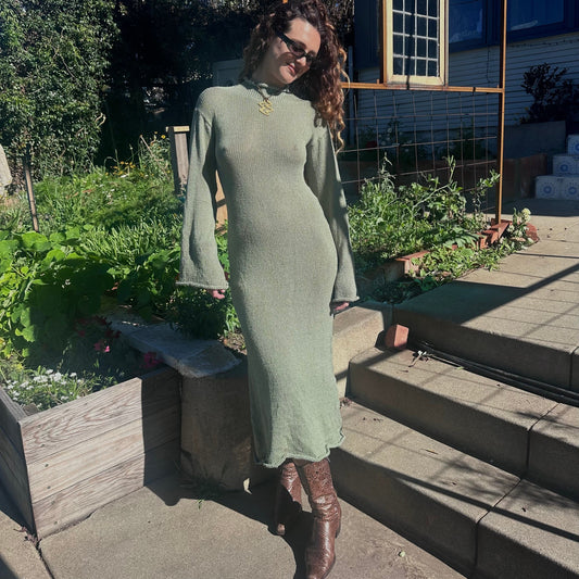 Sambia Knit Mockneck Maxi Dress *
