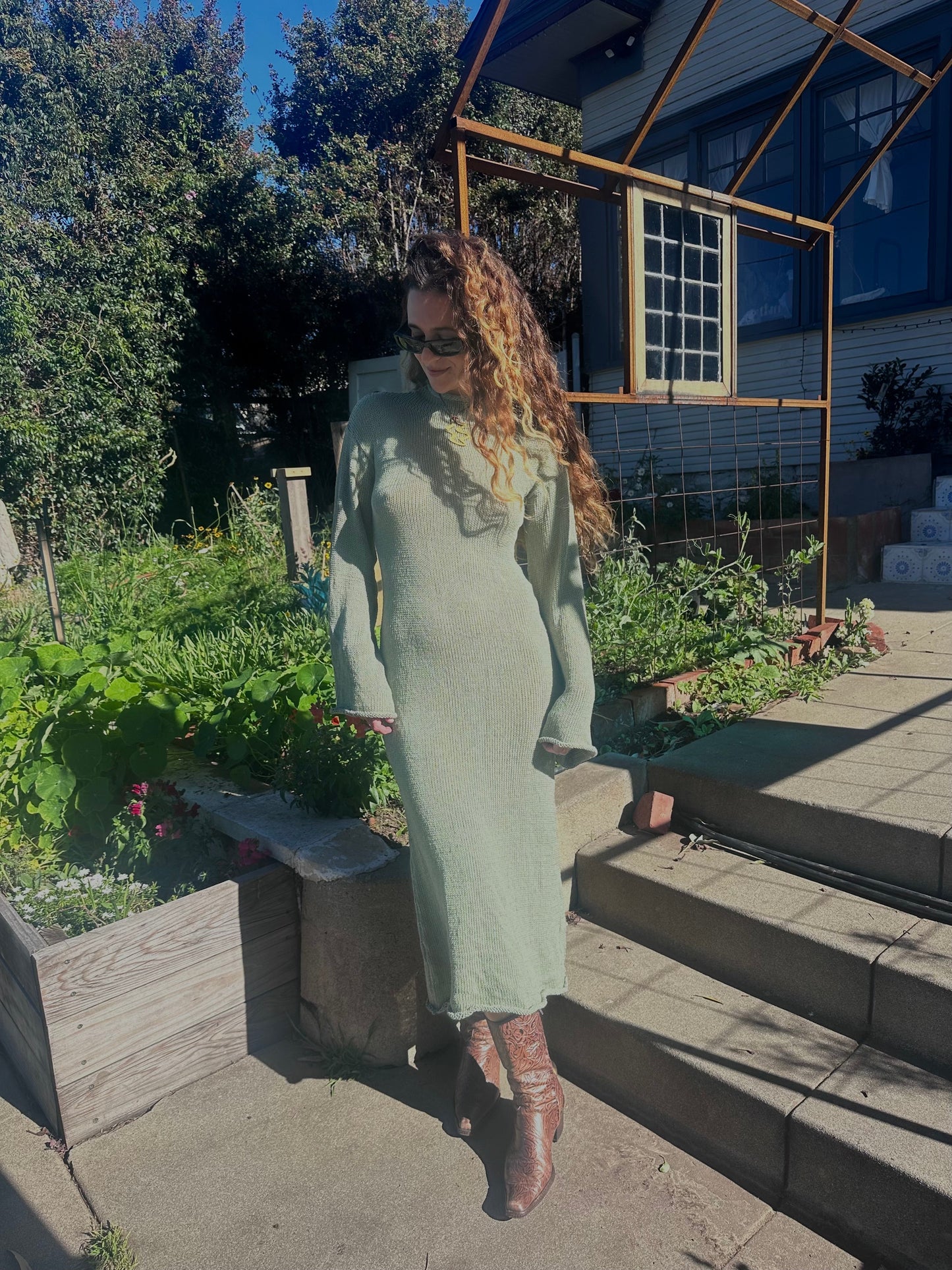 Sambia Knit Mockneck Maxi Dress *