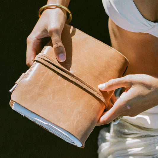 Handmade Leather Journal Cover Minga