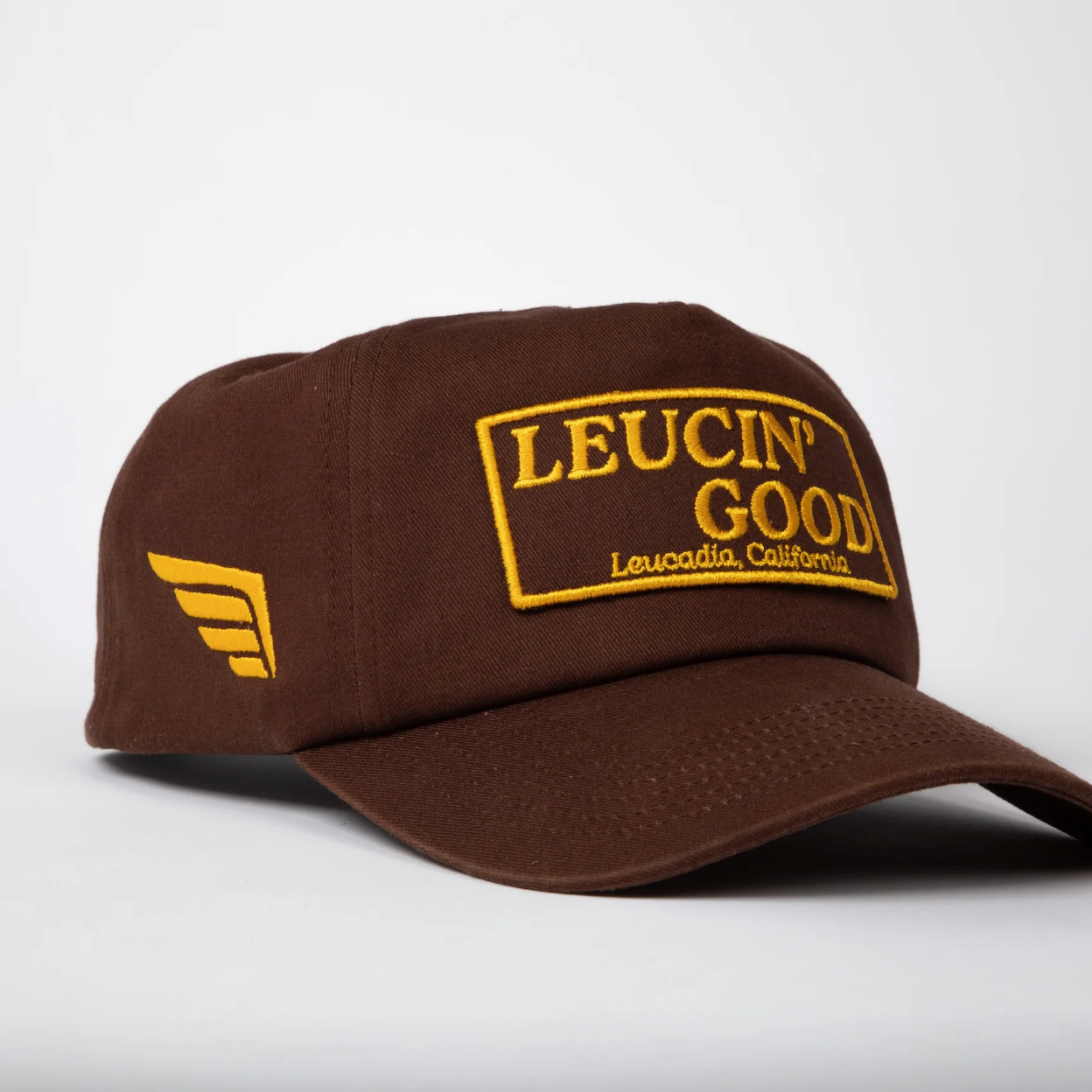 Leucin' Good Snapback Yellow/Brown