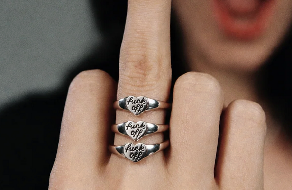 FUCK OFF SIGNET RING