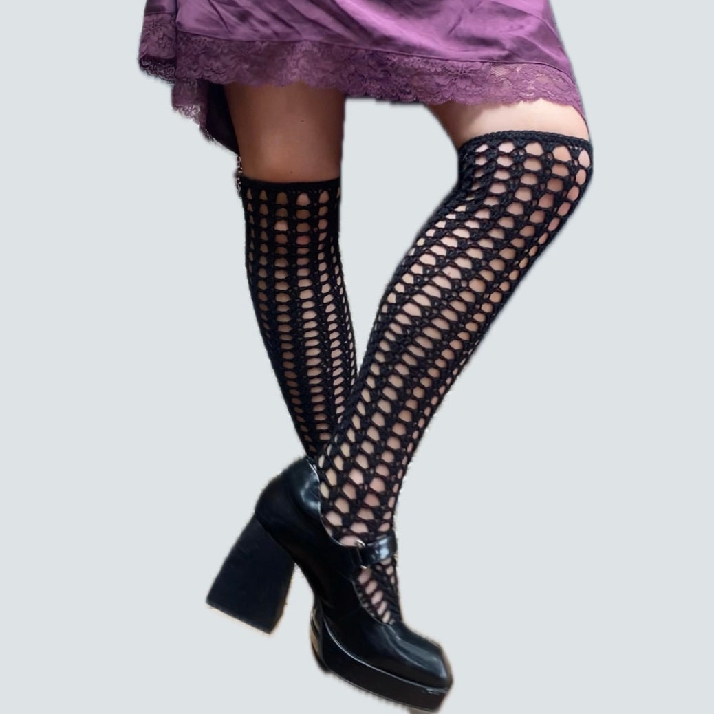 Tuberose Lace Knee Socks *