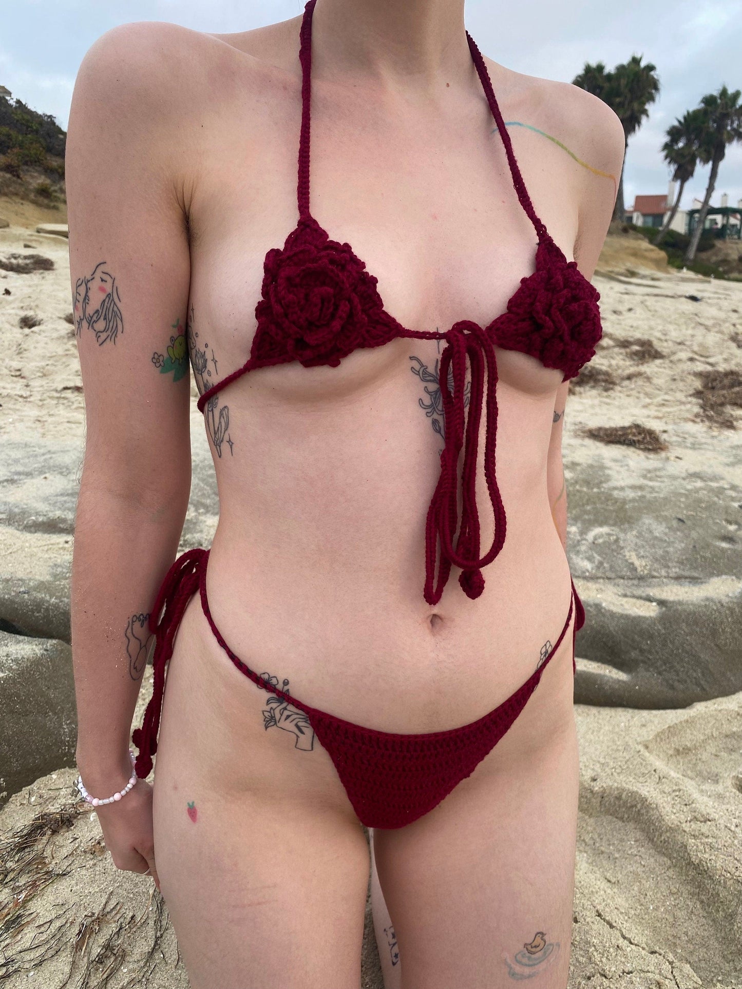 Rose Micro Bikini Top *
