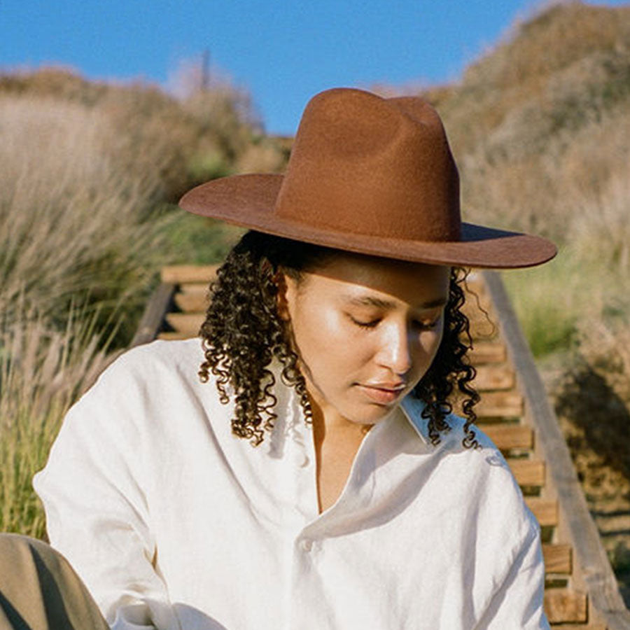 The Dre Western Rancher Hat - Terracotta Made by Minga