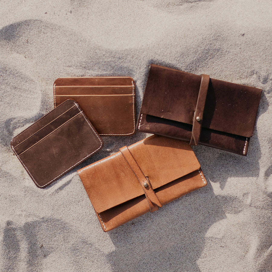 Small Leather Pocket Wallet Minga
