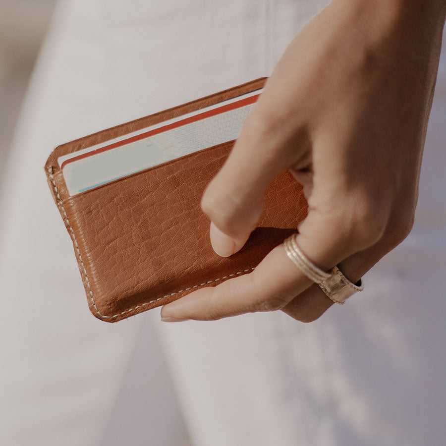 Small Leather Pocket Wallet Minga