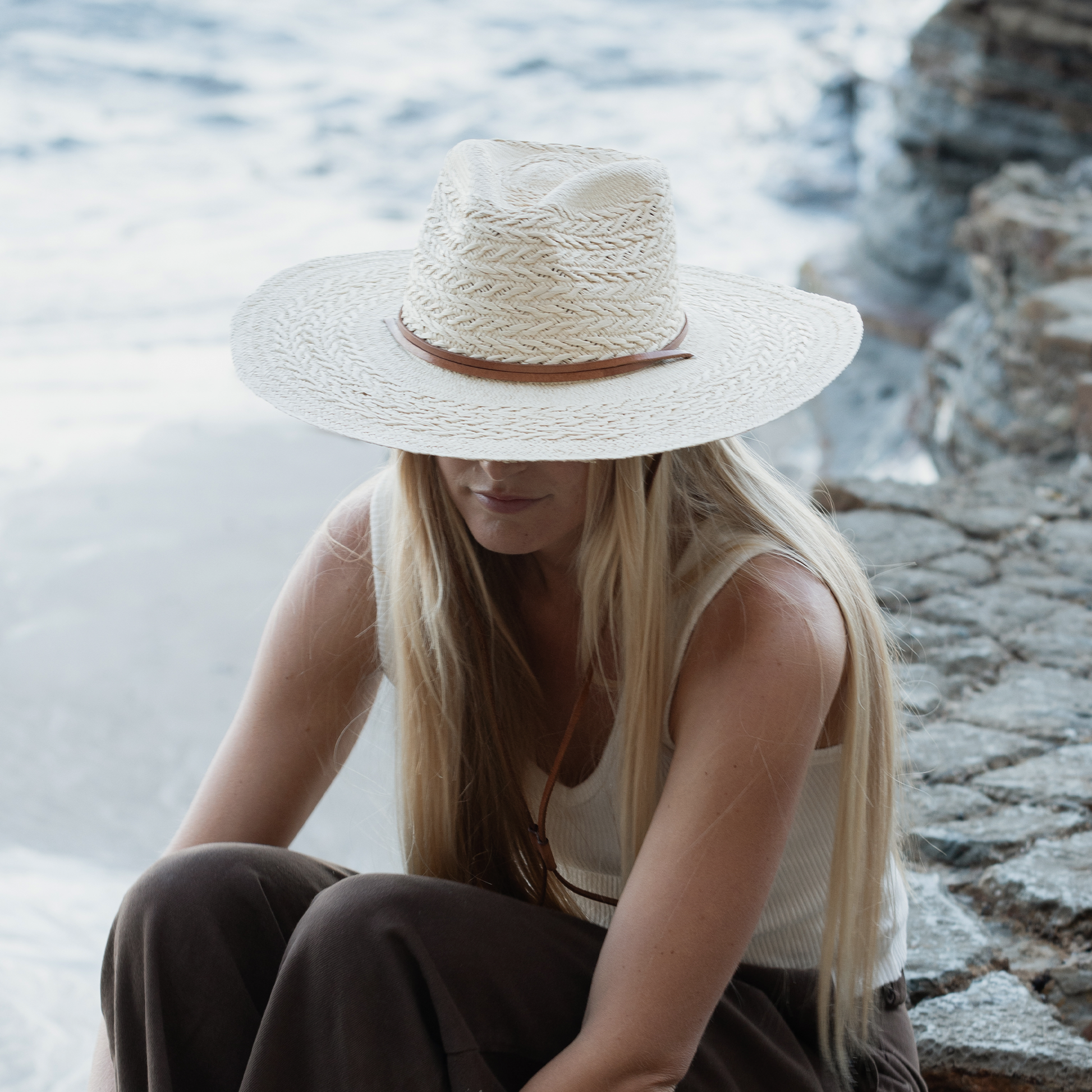 Braided Ranchera Straw Hat Made by Minga